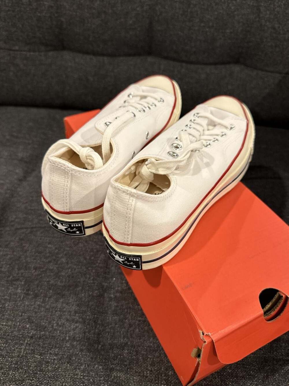 Converse Chuck 70 Low White Garnet Egret 162065C - 8.5M / 10.5W - Picture 4 of 9
